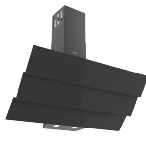 mika Chimney Hood Angled Tripple Glass 90cm Touch Control Black