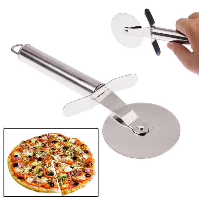 Stainless Steel Round Pizza Cutter Knife

