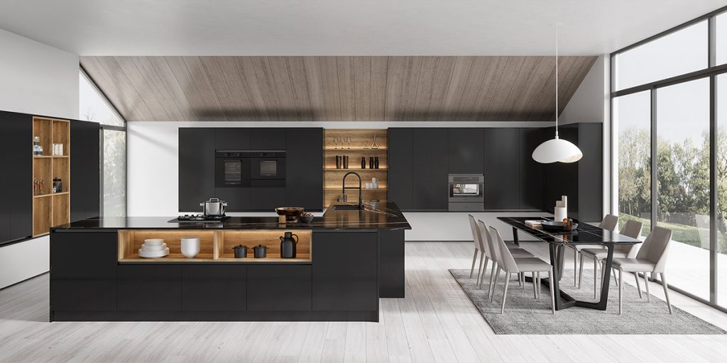 Image of Modern kitchen design in Kenya