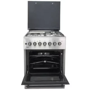 Mika Standing Cooker, 60cm X 60cm, 3 + 1, Electric Oven, Half Inox
