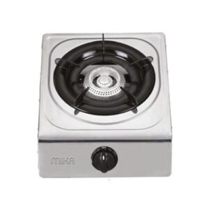 Mika Gas Stove Table Top Stainless Steel Body Single Burner Inox