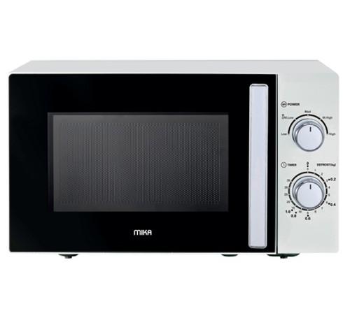 Mika Microwave Oven 20L Manual Solo White