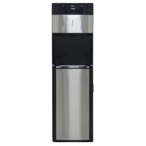mika Water Dispenser Floor Standing Bottom Load Stainless Steel Black
