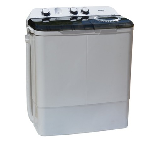 mikaa Washing Machine 8kg Semi Automatic Twin Tub White & Grey