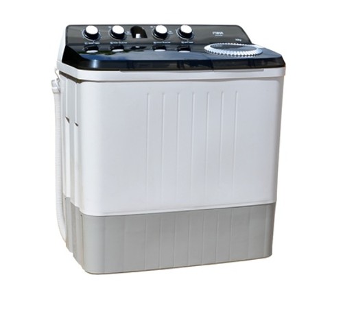 mika Washing Machine 10kg Semi Automatic Twin Tub White & Grey