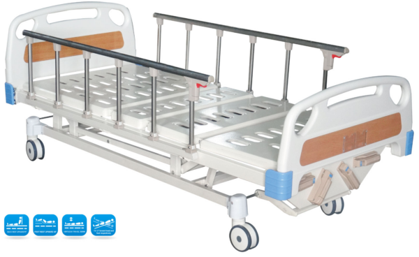 5 Function Manual Hospital Bed MK-51K